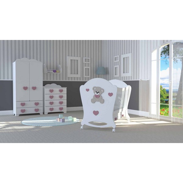 Продукт Bambino Casa Coccolo Rosa - Бебешко креватче Розово - 0 - BG Hlapeta